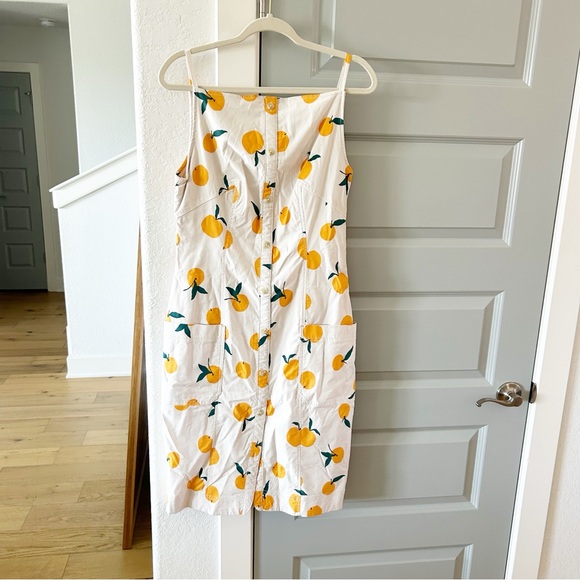 NWT Anthropologie Dylan Mierzwinski Maeve
Colette Midi Dress Oranges Fruit Print - Picture 3 of 6